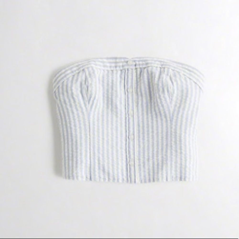 NEW✨ Button Front Crop Tube Top